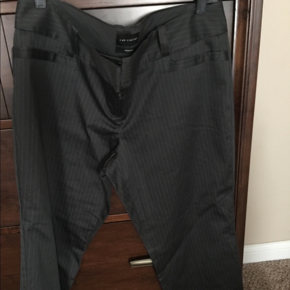 Grey pinstripe Capri bottoms
